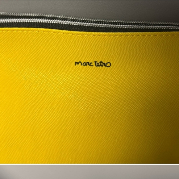 Marc Tetro | Love My Boston Yellow Zippered Cosmetic Pouch - Picture 3 of 4